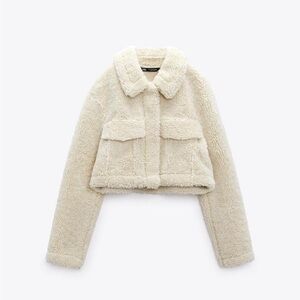 Zara Cozy Teddy Jacket